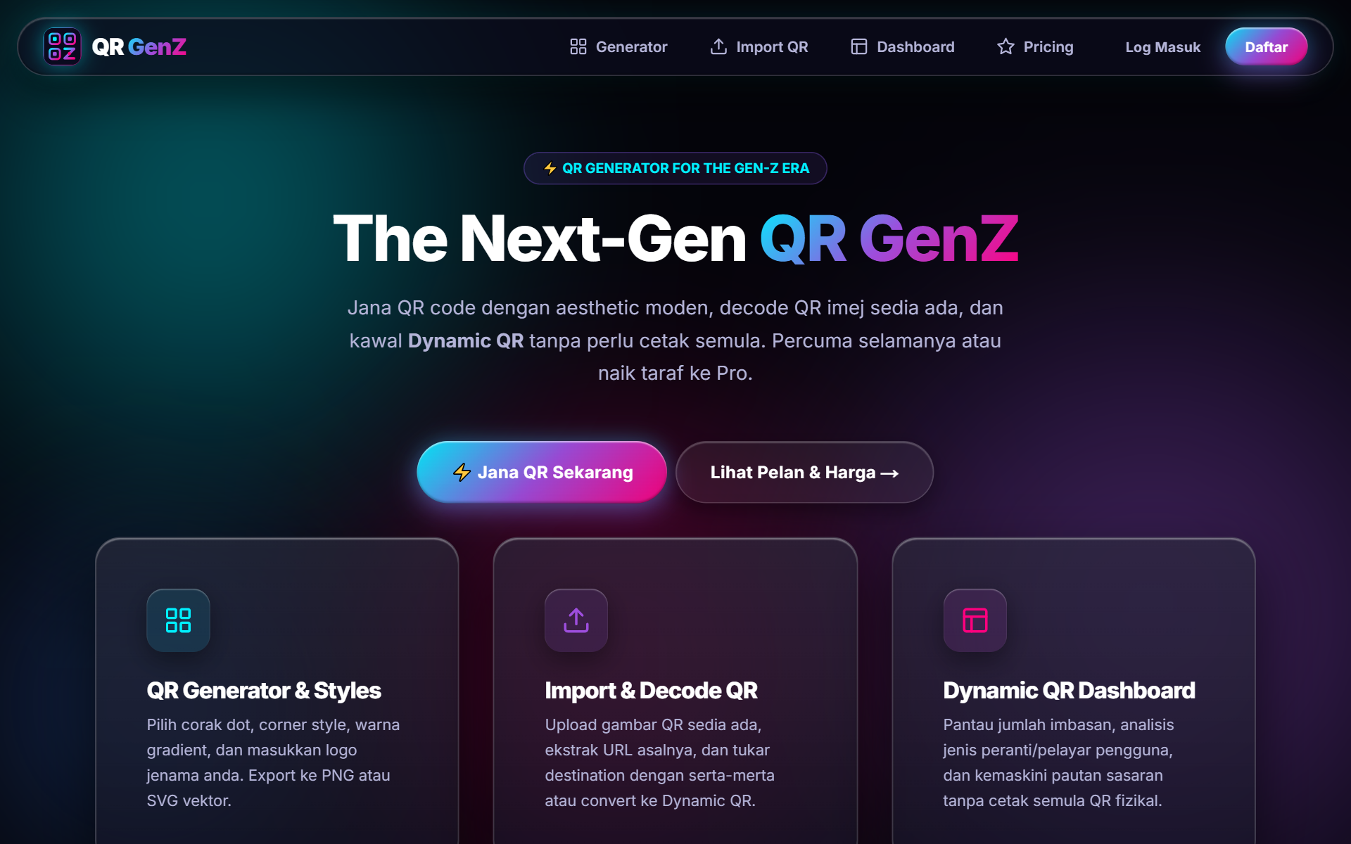 QR GenZ - Generator Studio & Patterns